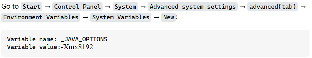 environmental variable